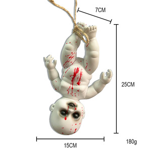 Poupée zombie reborn d'horreur pour Noël et Halloween, accessoires de décoration, vente en gros - Product Image 6