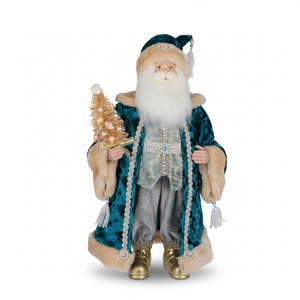 Figurine en peluche de gnome de Noël à carreaux gris style nordique, décorations de Noël pour la maison, la table, la fête de Noël - Product Image 4
