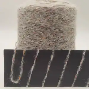 2.8NM Chaussettes à tricoter de haute qualité mélangées fil de bambou fantaisie