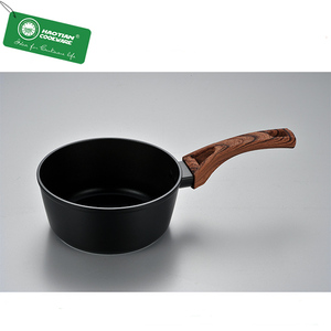 HAOTIAN OEM Luxus <span class=keywords><strong>Reton</strong></span> Serie Kochgeschirr Set 3 Stück Aluminium Antihaft mit Silikon und Metall Großhandels preis - Product Image 4