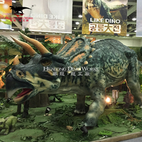 Exposition de musée grandeur nature Statue de dinosaure Décoration de jardin géante