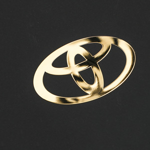 Metal altın gümüş metalik nikel özel gelişmiş etiket kabartma transfer etiket su geçirmez ambalaj logo çıkartması - Product Image 4