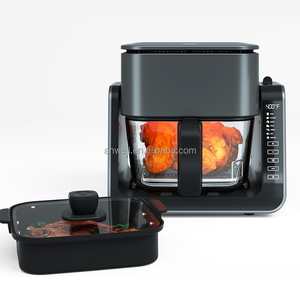 ANWELL Four à Friture Sans Huile Multifonction Préprogrammable, Grill, <span class=keywords><strong>Cuisson</strong></span> Saine à Faible Teneur en Matières Grasses, <span class=keywords><strong>Appareil</strong></span> de Barbecue Intérieur Sans Fumée - Product Image 5