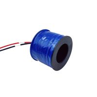 Koil Tembaga Berlapis Email Kustom Pabrik Landa 80*80mm, Koil Elektromagnetik untuk Aktuator Sendi Kerangka Robot