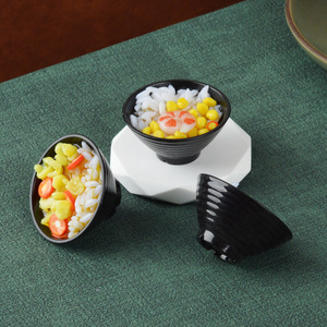 ชุดจำลองข้าวสไตล์เสฉวนขนาด 5 ซม. พร้อมท็อปปิ้ง ชุด DIY ตู้โชว์ข้าวสไตล์ญี่ปุ่น - Product Image 4