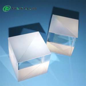 แก้วออปติคอล FELIX ขนาด 10 มม.*10 มม.*10 มม. อัตราส่วนการสลายแสง 1000:1  ตัวแยกลำแสงโพลาไรซ์แบบออปติคอลทรงลูกบาศก์ BSP Prism - Product Image 2