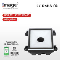 Escáner de código de barras EM23 Mini 1D 2D, lector de códigos QR con interfaz USB en stock para máquinas de autoservicio y taquillas de mensajería