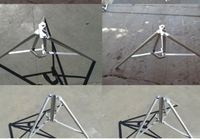 Support trépied galvanisé pour coffrage rotatif, étais de construction en acier, support trépied stable, étais de soutènement