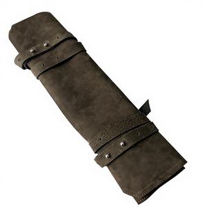 Sac à couteaux de chef en cuir de luxe avec logo personnalisé et protection anti-odeur pour les fournitures de restaurant LSKR-0013 - Product Image 1