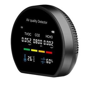 Electrodomésticos inteligentes para el hogar, monitor portátil de calidad, mini monitor de dióxido de carbono, monitor de temperatura y humedad montado en la pared - Product Image 1