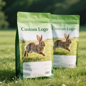 Sachet d'emballage pour aliments pour chiens à fond carré, personnalisable avec logo, refermable, en PET de qualité alimentaire, haute résistance pour films épais - Product Image 5