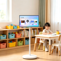 Écran d'affichage numérique LCD HD portable de 27 à 32 pouces, tout-en-un, tactile 10 points, système d'exploitation Android intégré, CMS, diffusion en direct, USB, OEM