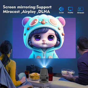 Mini <b>Projector</b> with WiFi 6 and Bluetooth 5.4, Portable <b>Projector</b> 4k Home Theater, hy300 Pro <b>Projector</b> Smart Proyector - Product Image 5