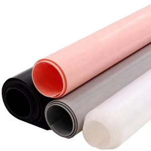 Custom Cabinet Thin <b>Silicone</b> Sheet Roll 0.1-1mm Thickness Assorted Colors Sizes Professional Cutting Processing Food Medical - Product Image 1