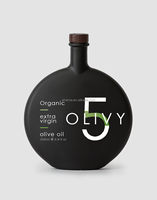 250ml 480ml 8oz 16oz personnalisé noir mat luxe haute qualité bouteille en verre d'huile d'olive extra vierge biologique avec bouchon en liège