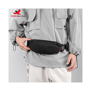 กระเป๋าคาดเอวไนลอนน้ำหนักเบาแบบ unisex  พร้อมซิป  สะพายข้าง  กันน้ำ  พกพาสะดวก  เหมาะสำหรับเดินทาง  ออกกำลังกาย  พร้อมป้ายสีแทนแบบกำหนดเอง - Product Image 1