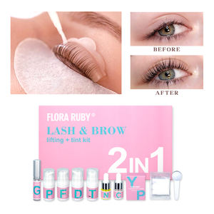 Kit de rehaussement et de <span class=keywords><strong>teinture</strong></span> de cils à la kératine 2 en 1 de marque privée Kit de lamination des sourcils professionnel - Product Image 5