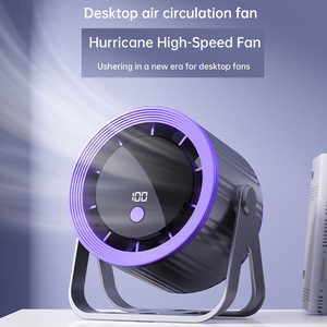 Ventilador de Escritorio con Carga USB, 100 Velocidades, Engranaje de Huracán, Rodamiento Cerámico, Ventilador Portátil para Dormitorio, Oficina - Product Image 4
