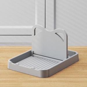 Kitchen <b>Pot</b> <b>Lid</b> Drainer Plastic Foldable Storage Rack For Countertop Knife And Cutting Board Holder Multifunctional - Product Image 3