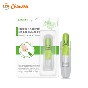 Chanson Fresh Mint Geur Niet-toxische Kruiden Aromatherapie Koelende Olie Neus Inhalator Buisje voor het Verlichten van Verstopte Neusgangen - Product Image 1