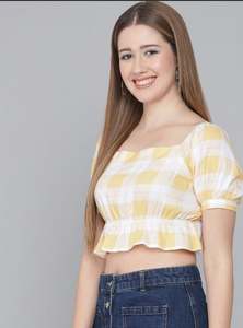 Elegante Top para Niñas para Fiestas, Color Sólido, Premium, Suave y Ligero, de Exportador de la India a Bajo Precio - Product Image 2