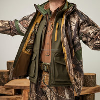 Veste d'hiver personnalisée pour canard sauvagine chasse polaire Softshell rembourré isolé imperméable respirant Camouflage imprimé