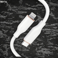 Kabel USB Type-C PVC 3A 66W 1m Pengisian Cepat untuk P40/P50 untuk S22 dengan Konduktor Tembaga Murni