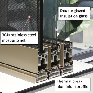 Portes coulissantes en verre pour balcon Hihaus, sur mesure, insonorisées, en aluminium, 3 m - Product Image 5