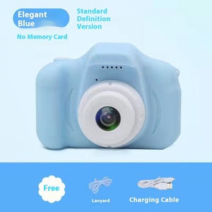 X2 phim hoạt hình mini SLR nhựa trẻ em của máy ảnh kỹ thuật số sinh nhật món quà kỳ nghỉ cho trẻ em sử dụng nhiếp ảnh MicroSD phương tiện truyền thông CMOS hình ảnh - Product Image 4