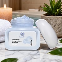 Crème Visage au Peptide de Cuivre Bleu Fermenté GHK-Cu Anti-Âge Raffermissante Lissante Anti-Rides Réparatrice Hydratante Renouvelante