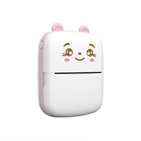 Imprimante thermique portable MINI sans fil BT 200 dpi, impression de photos, d'étiquettes, de mémos, de questions incorrectes avec câble USB, imprimante portable