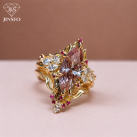 Diamant de laboratoire CVD rose fantaisie, taille brillante personnalisée, certifié IGI VVS1 VVS2, qualité supérieure, pierre libre pour bijoux de déclaration