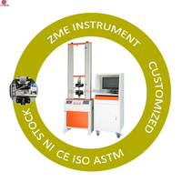 Marca ZME 5KN Carga máxima ISO 13934 Equipo de medición de fuerza de tracción textil no tejida 220V Garantía de 1 año