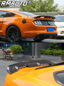 สปอยเลอร์หลังคาร์บอนไฟเบอร์สไตล์ GT500 สำหรับรถมัสแตง ปี 2015-2021 คุณภาพสูง ชุดแต่งสปอยเลอร์หลังรถยนต์ อุปกรณ์ตกแต่งรถยนต์ - Product Image 4