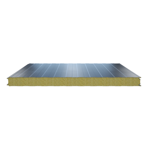 Panneaux muraux sandwich en <span class=keywords><strong>laine</strong></span> <span class=keywords><strong>de</strong></span> <span class=keywords><strong>roche</strong></span> légers, design industriel, écologiques, résistants au <span class=keywords><strong>feu</strong></span>, faciles à découper, assemblage rapide pour toiture - Product Image 1