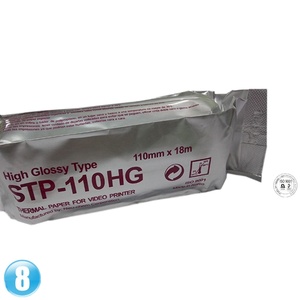 Rouleau de papier thermique haute densité 57x50mm monocouche 100% pâte de bois certifié ISO 9001 pour banques, supermarchés, hôtels, magasins - Product Image 2