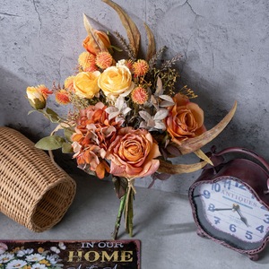 Un Sueño de Flores, Rosas Artificiales CF01434, Tela Plástica Tejida, Decoración del Hogar, Ramo de Boda - Product Image 1