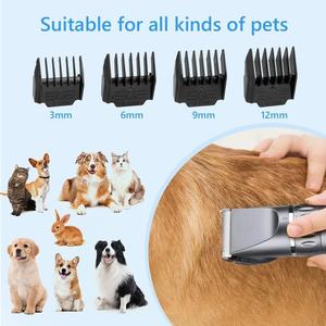 Kit de Toilettage Professionnel pour Chiens, Coupe-Ongles pour Animaux de Compagnie, Tondeuse Électrique pour Animaux, Tondeuse à Poils pour Chiens, Chats et Autres Animaux - Product Image 4