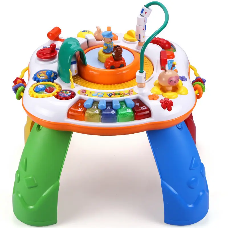 Baby Multi-functional Toy Desk 1-3 Years Old Baby Early Education Study Table Toys