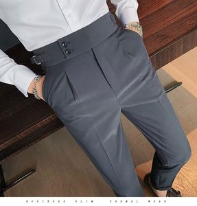 Maxfree <b>Men</b> Suit <b>Pants</b> New <b>Men</b> Business Suit <b>Pants</b> Suit Long Trousers <b>Stretch</b> Slim Straight Solid Color Casual <b>Pants</b> - Product Image 5