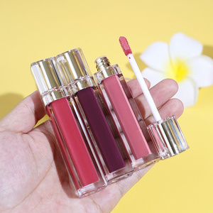 Gloss à lèvres brillant imperméable avec logo personnalisé, plusieurs couleurs, effet scintillant, haute qualité, végan, marque privée, gloss à lèvres brillant en gros - Product Image 1