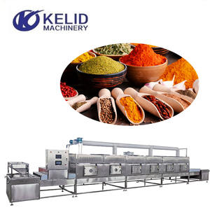 Tunnel Magnetron Specerij Sesamvenkel Kaneel Zwarte Peper Kruiden Theepoeder Sterilisatie Machine Sterilisator - Product Image 5