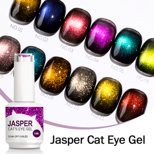 Caixuan personnalisé <span class=keywords><strong>verni</strong></span> semi-permanent peinture à ongles sans hema jaspe cat eye gel vernis ensembles - Product Image 2