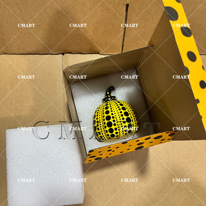 Artisanat en résine : Sculpture de citrouille <span class=keywords><strong>Yayoi</strong></span>, Figurine de collection Kusama Love, Fait main, Personnalisable, Cadeau - Product Image 6