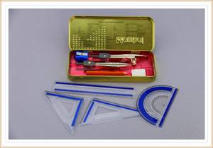 مقياس الرياضيات المعدني للتعليم المارشال & القرطاسية المدرسية مع أدوات رياضية MS034 - Product Image 5