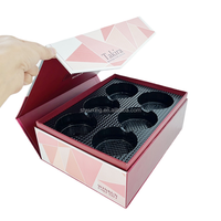 Boîtes d'emballage alimentaire pour petite entreprise boîte en papier magnétique en carton rigide pliable de luxe avec plateau en plastique boîte cadeau personnalisée