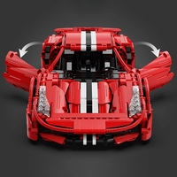 CADA Speed Cowboy Super Racing Car Model Compatible Technic MOC RC Control remoto Building Blocks Ladrillos Juguetes Regalos
