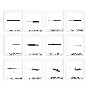 Custom Auto Parts Suspension Shock Absorber Japanese Car Spare Part For Nissan Toyota Metal TT Natural Packing High Duty 100 PCS