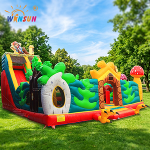 WINSUN <b>Large</b> <b>Inflatable</b> Kids Playground <b>Inflatable</b> Bouncy Castle <b>Inflatable</b> Trampoline - Product Image 1