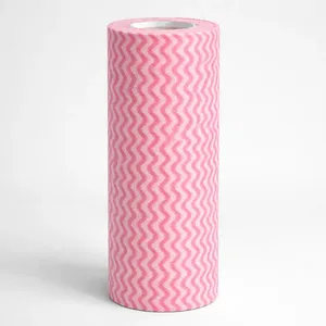 <span class=keywords><strong>Rouleau</strong></span> de serviettes jetables antimicrobiennes en <span class=keywords><strong>tissu</strong></span> non tissé Spunlace pour le nettoyage industriel et domestique, <span class=keywords><strong>rouleau</strong></span> durable - Product Image 1